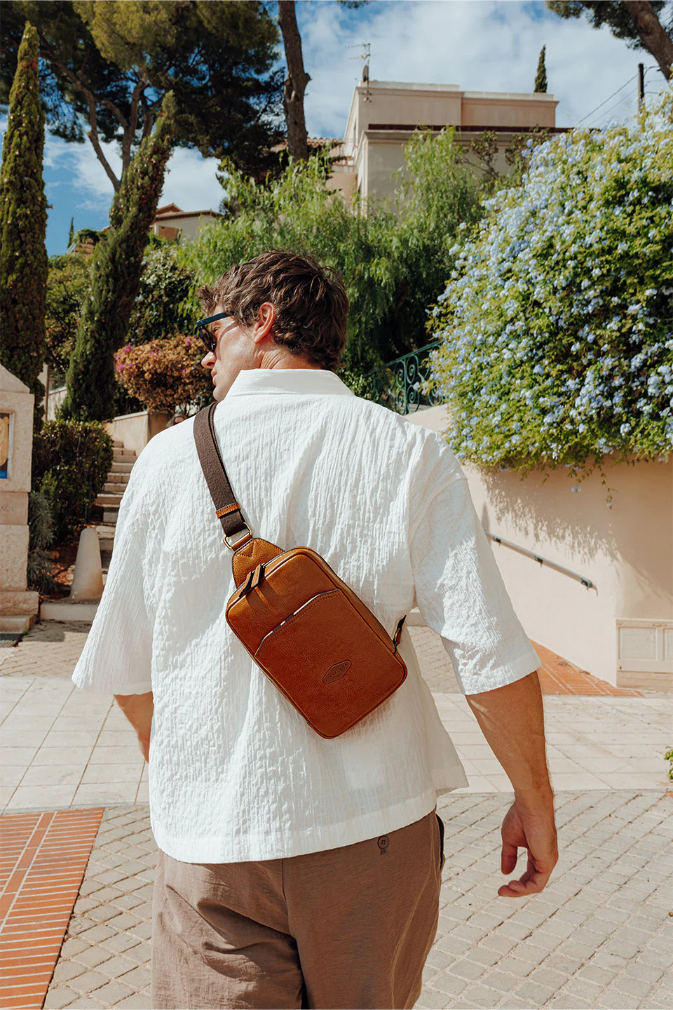 Sac Homme monobretelle en cuir | H1920177 Stuart