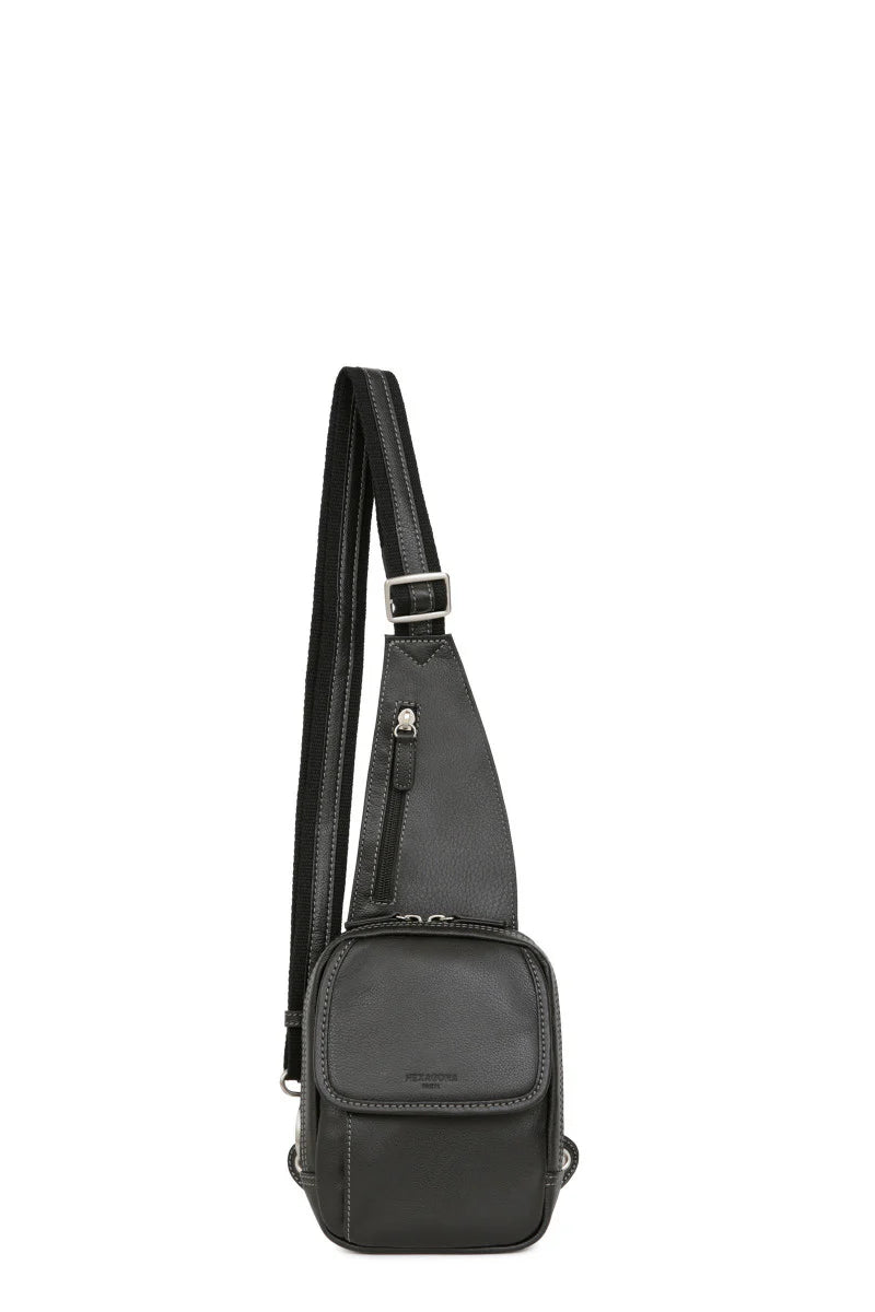 Sac monobretelle Homme en cuir | H461303 Confort