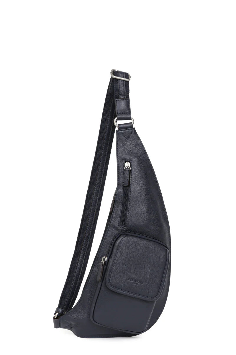 Sac Homme monobretelle en cuir | H469522 Confort