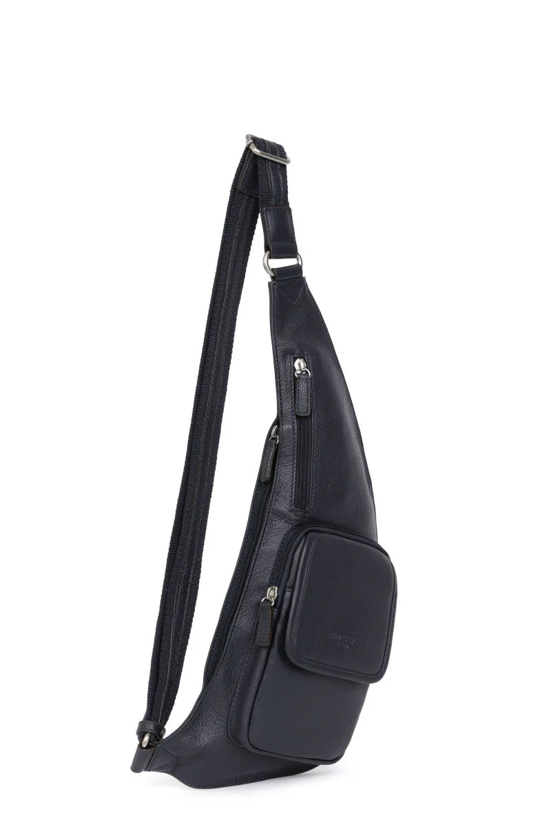 Sac Homme monobretelle en cuir | H469522 Confort