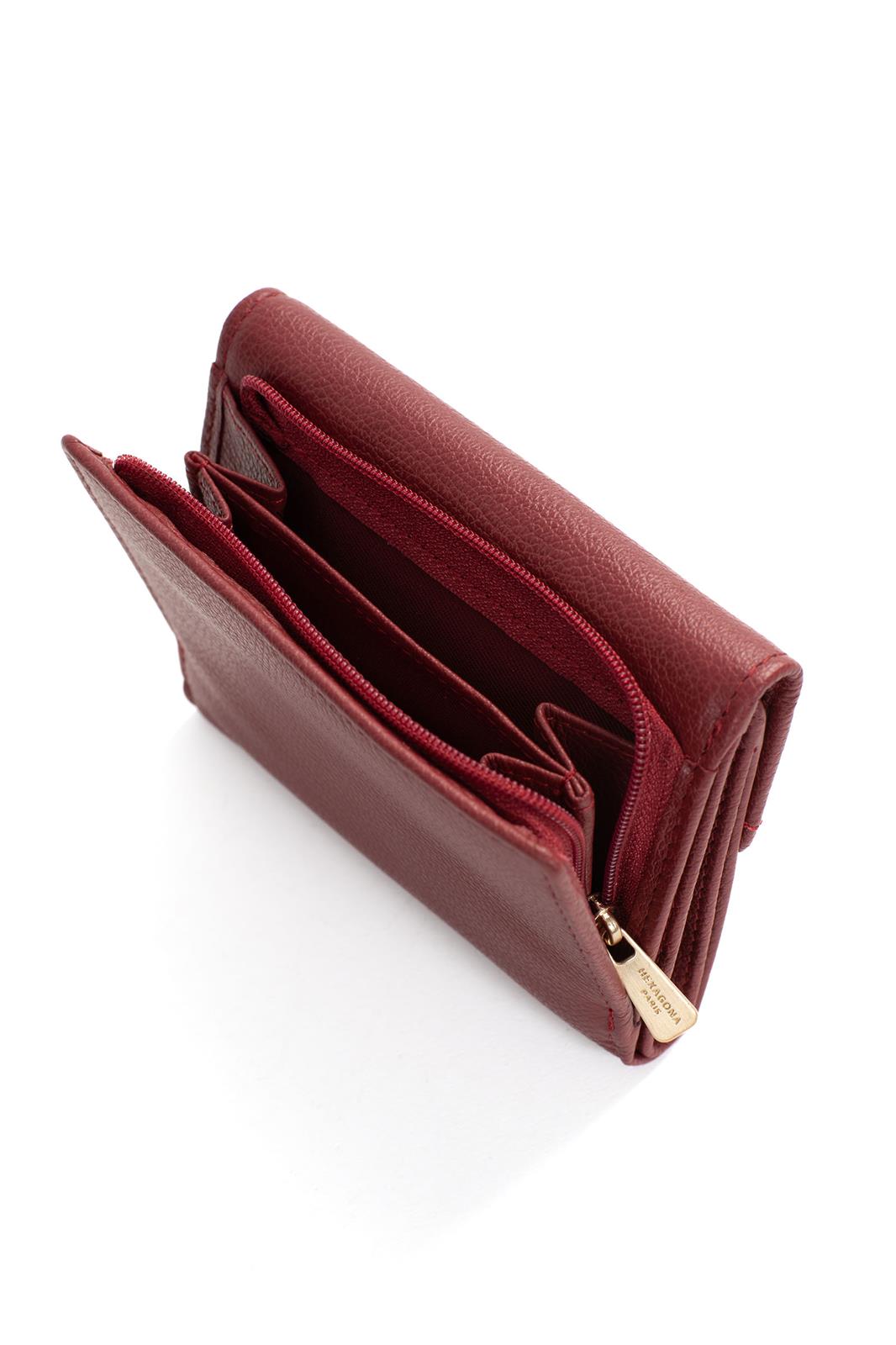 Portefeuille Hexagona en cuir | H688320 Olivia