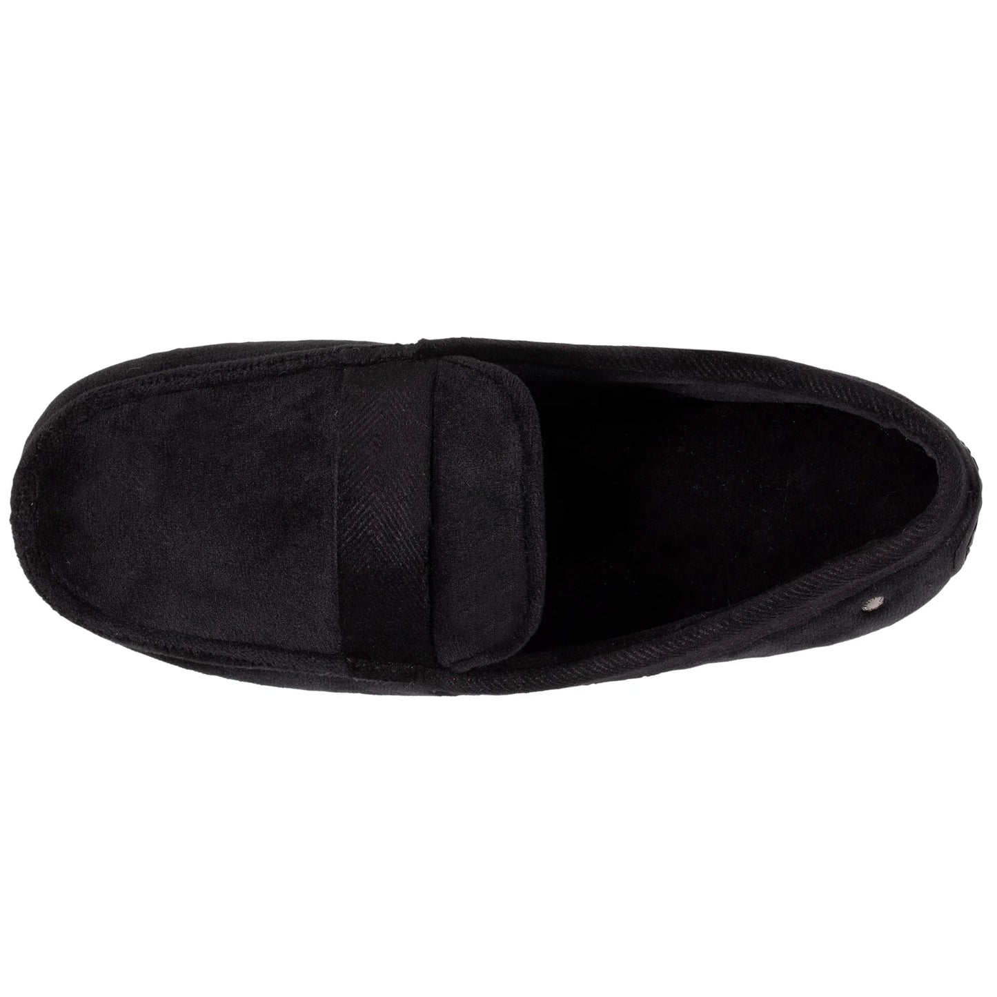 Chaussons mocassins velours doux | 98043 Noir