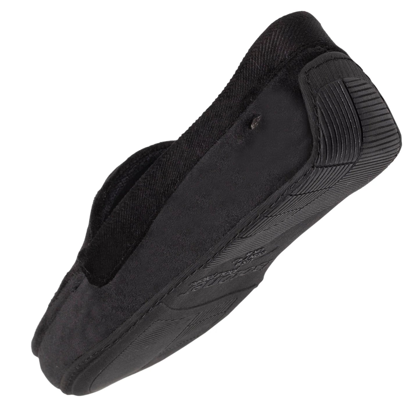 Chaussons mocassins velours doux | 98043 Noir