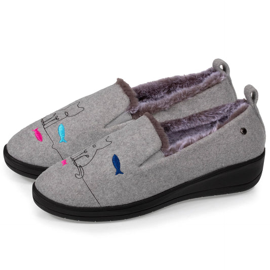 Chaussons talon | 97428 Gris