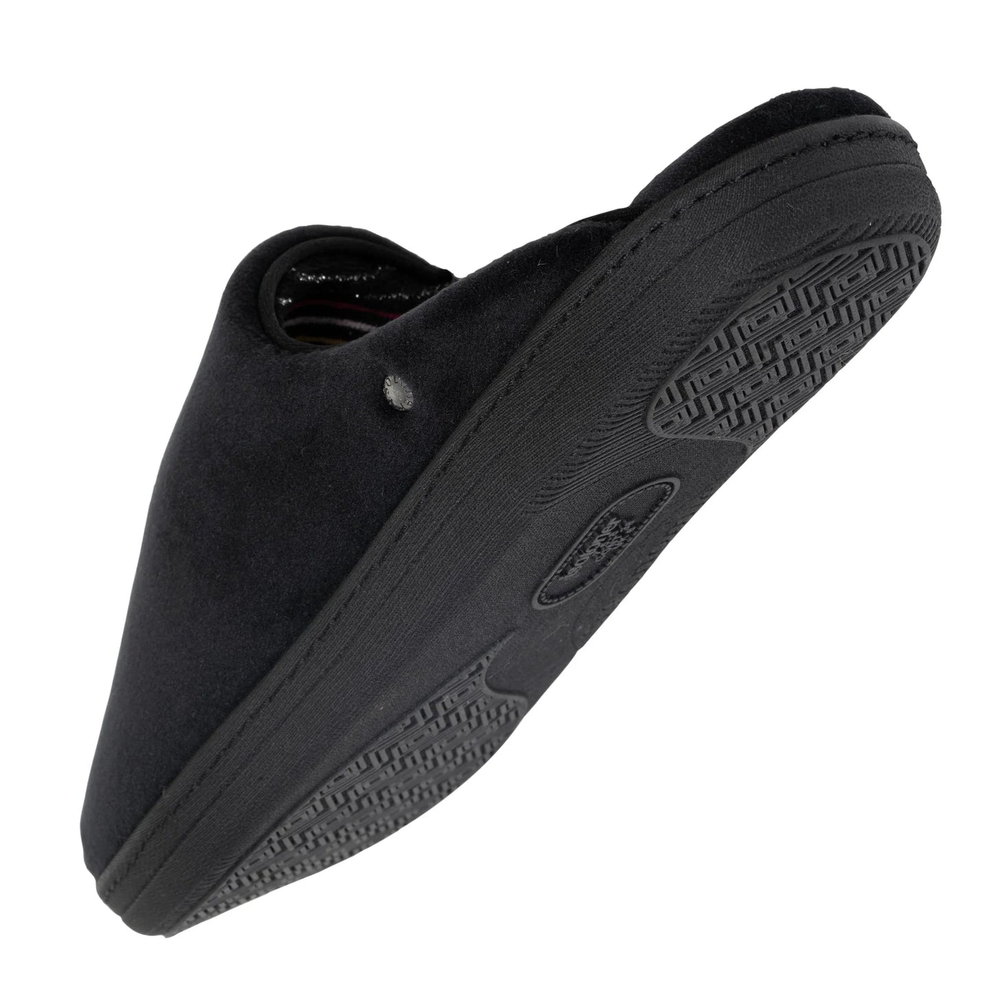Chaussons mules rayure | 97438 Noir