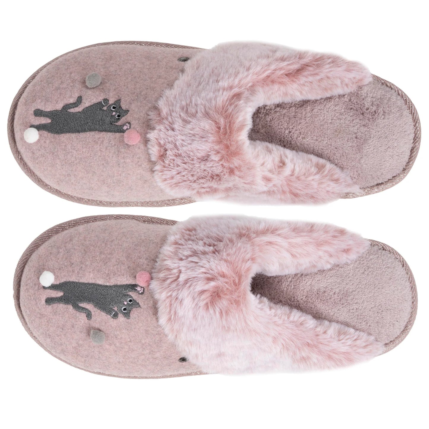 Chaussons mules plates | 97357 Rose
