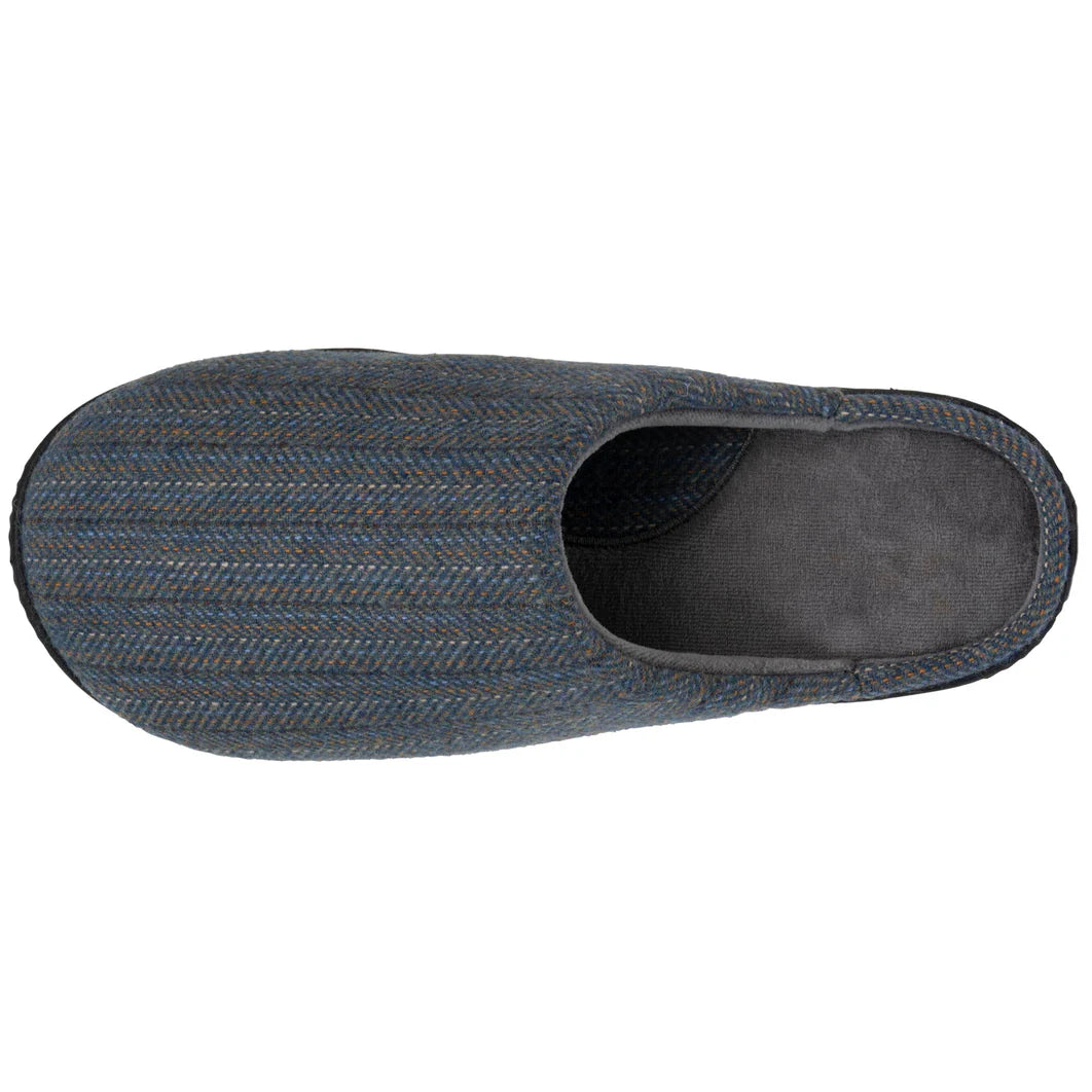 Chaussons mules ergonomique | 98032 Chevrons bleu
