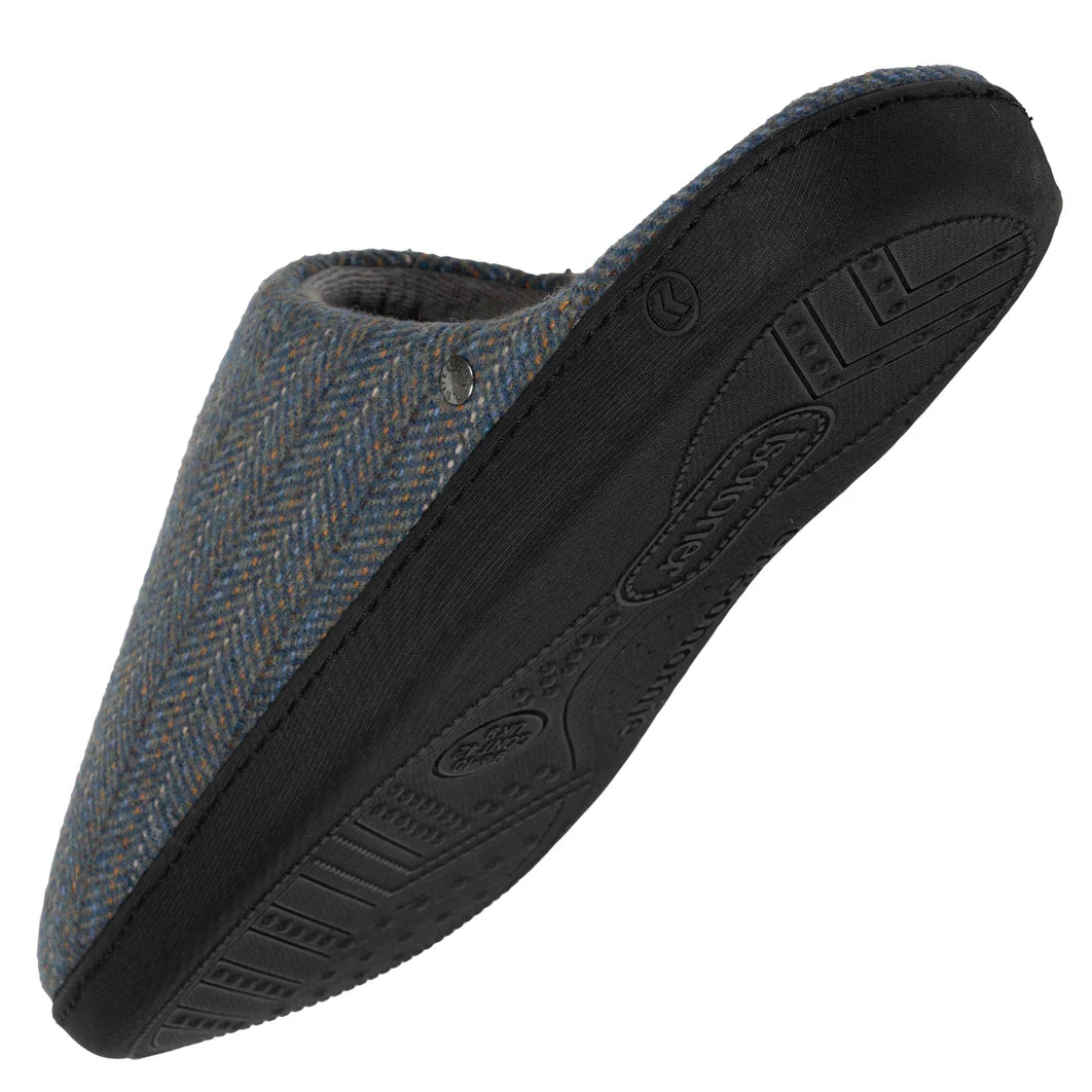 Chaussons mules ergonomique | 98032 Chevrons bleu