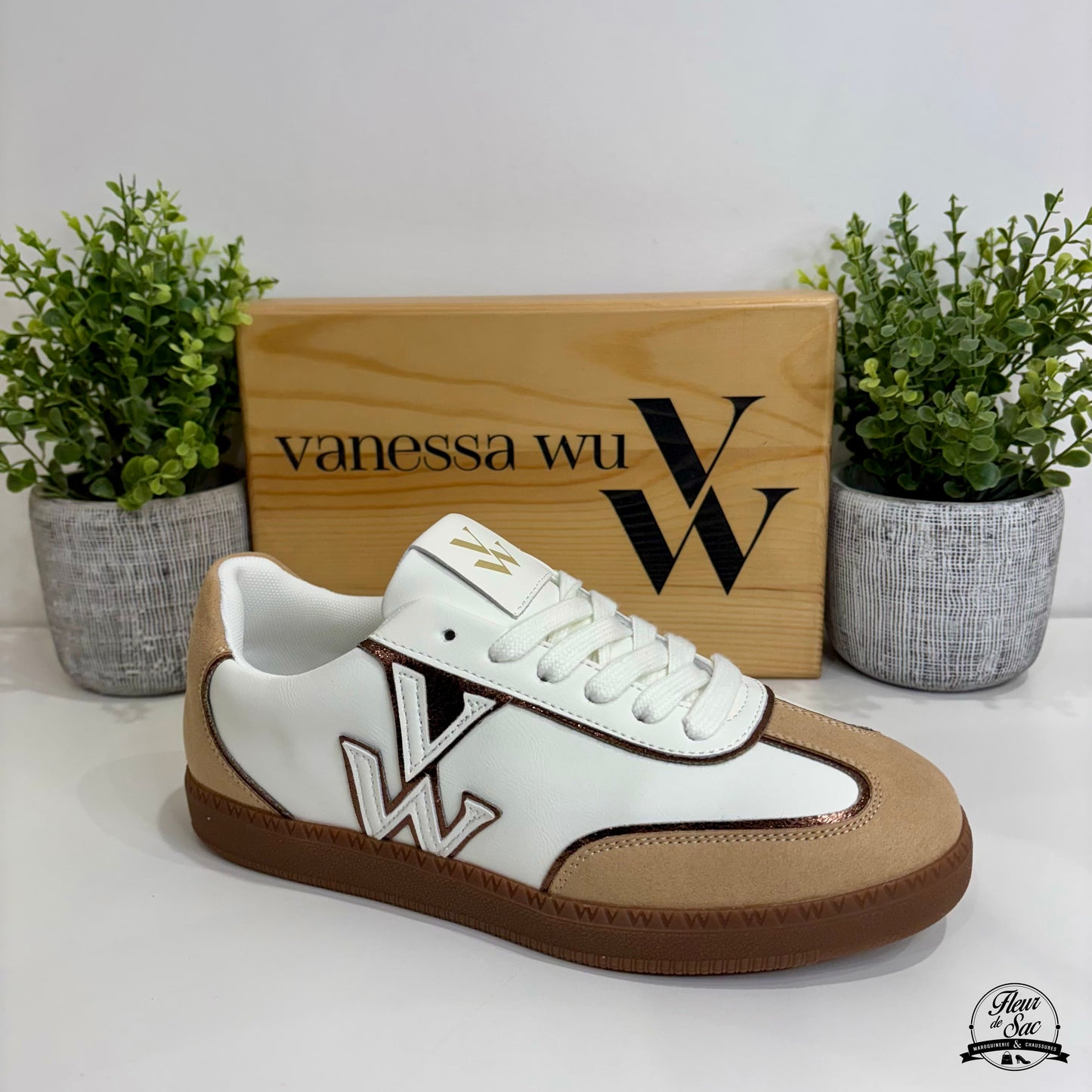 Vanessa Wu CHARLIZE Beige | BK2783