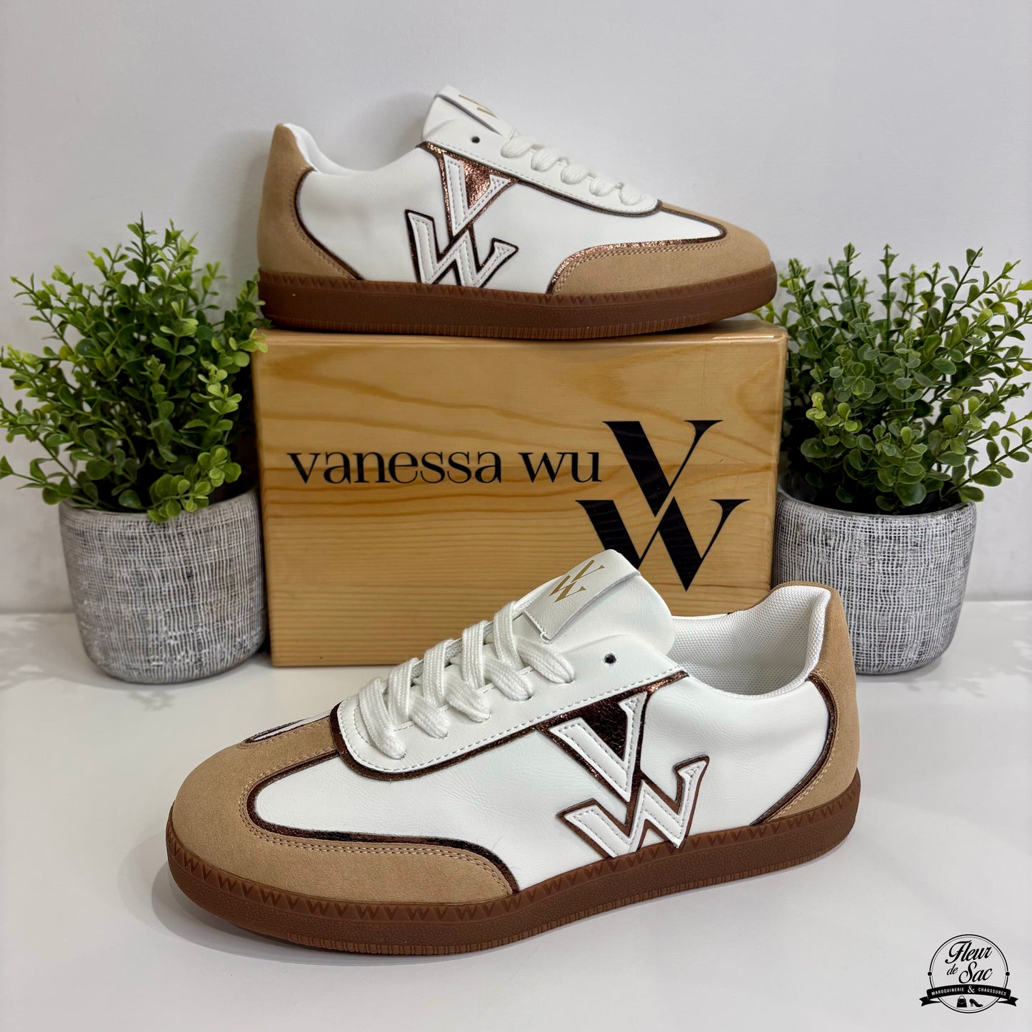 Vanessa Wu CHARLIZE Beige | BK2783
