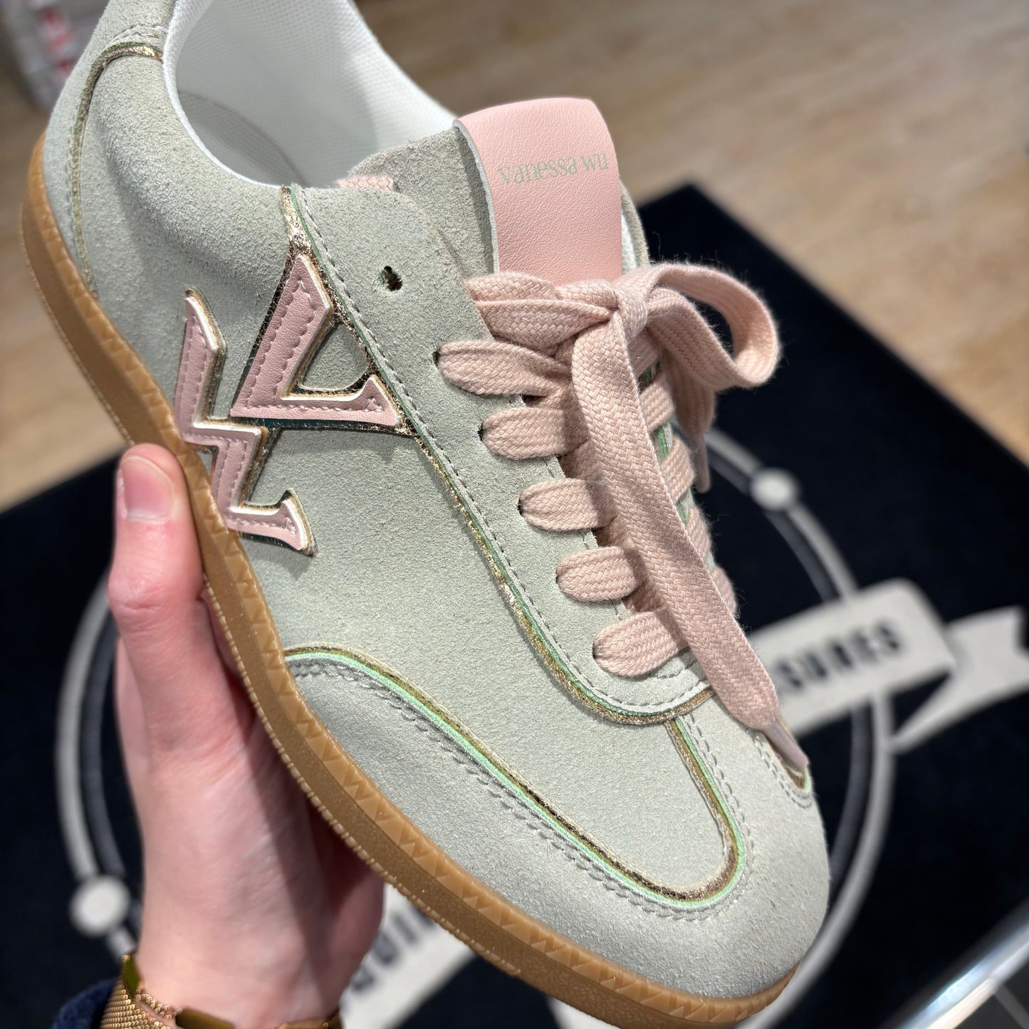 Vanessa Wu AURA INITIALS Green | BK2837