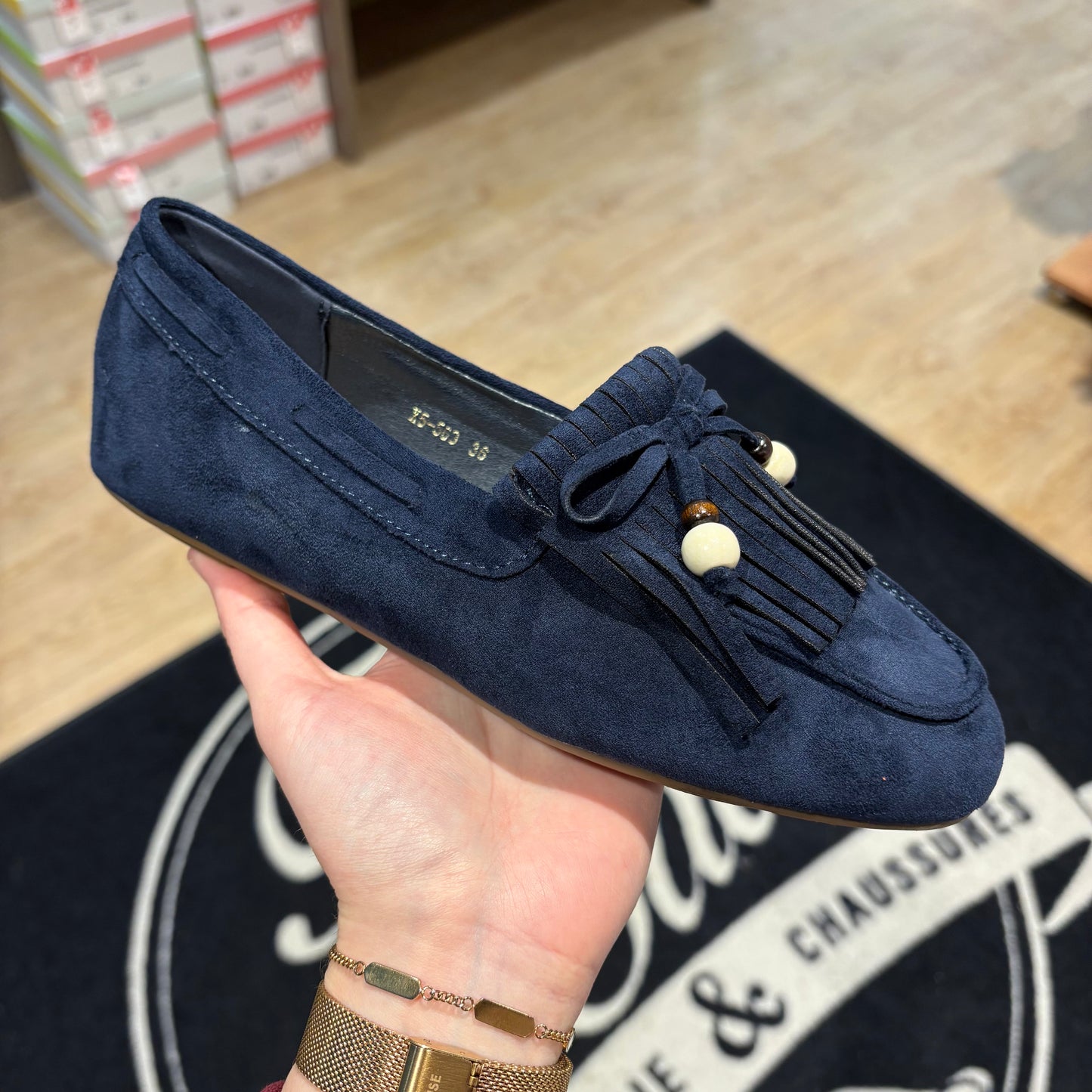 Mocassins ÉLENA | X5-563 Bleu