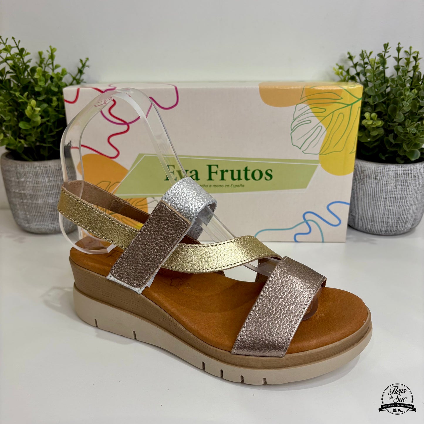 Sandales Eva Frutos | 5470 Grab Oro