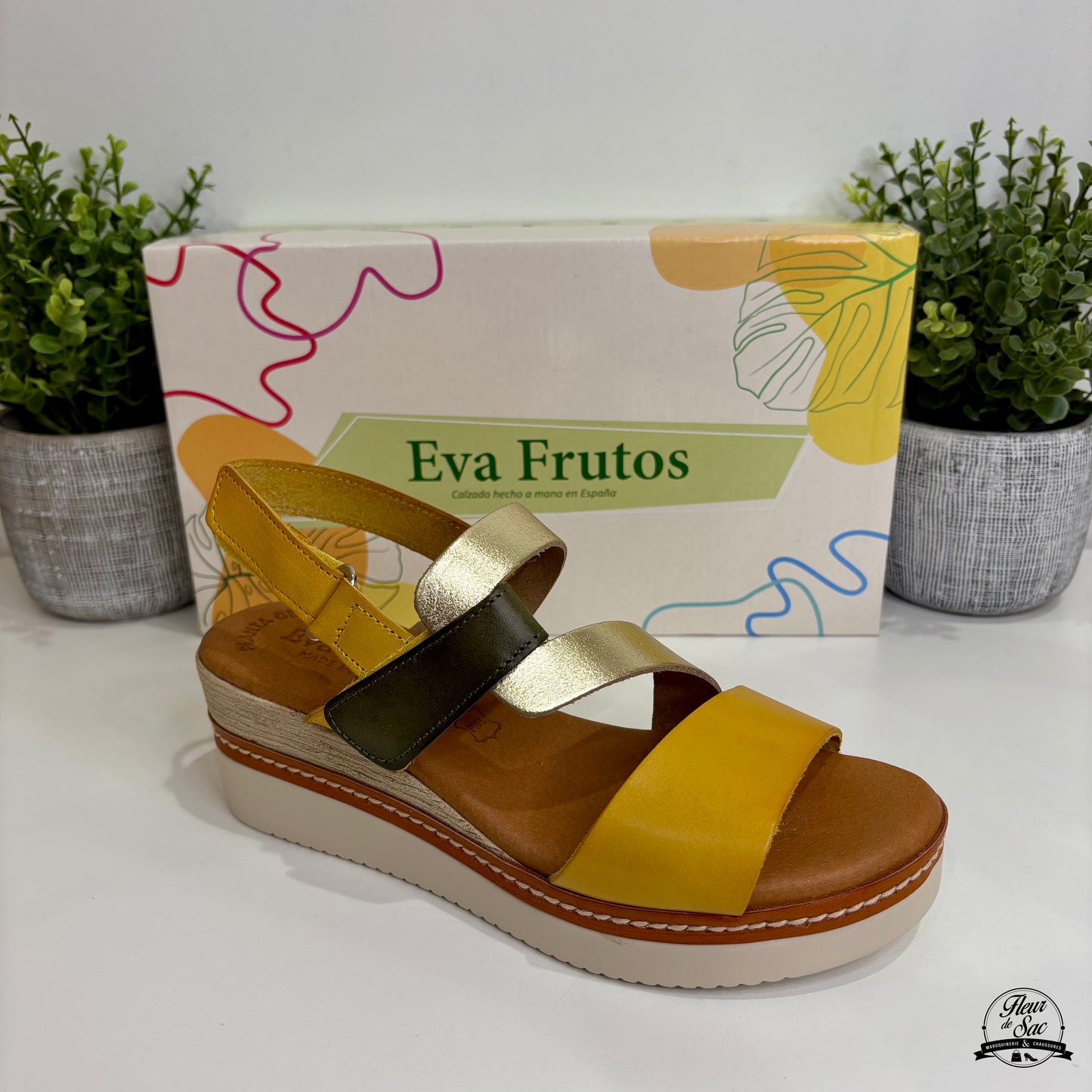 Sandales Eva Frutos | 540 Amarillo Multi