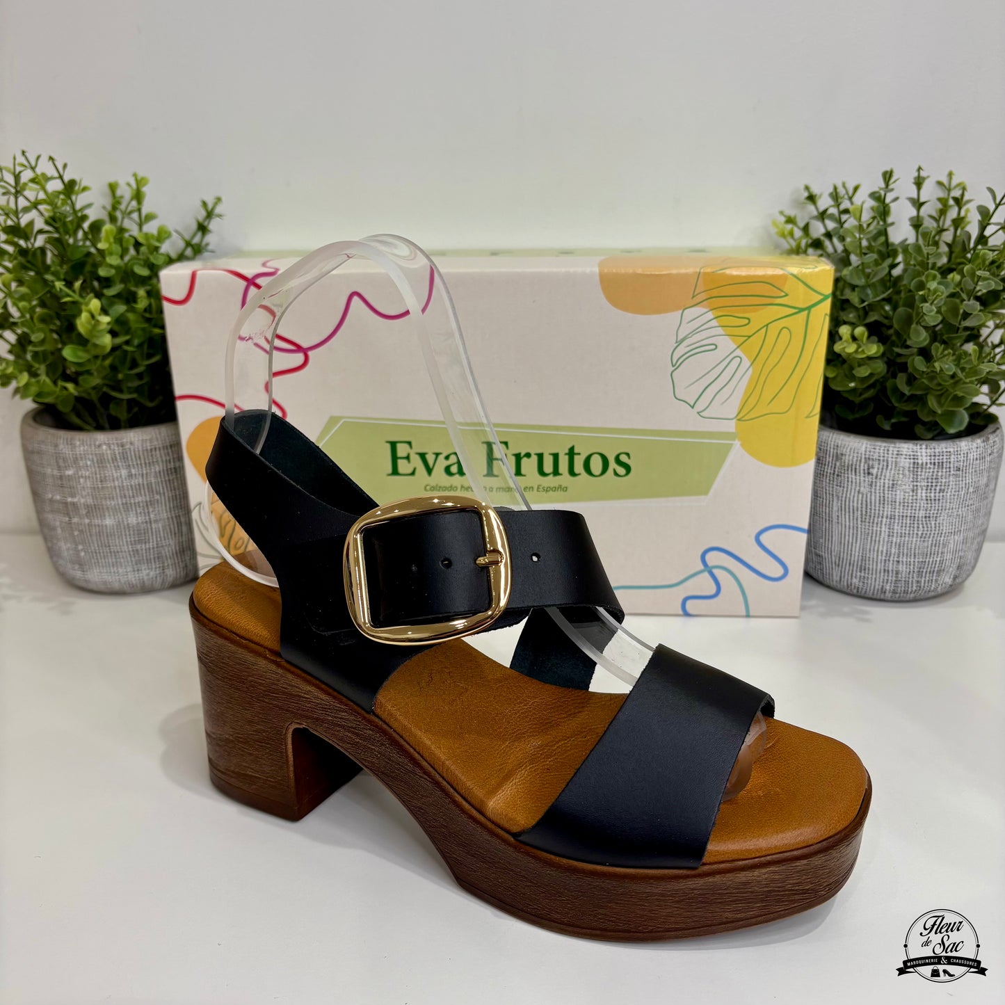 Sandales Eva Frutos | 5620 Negro