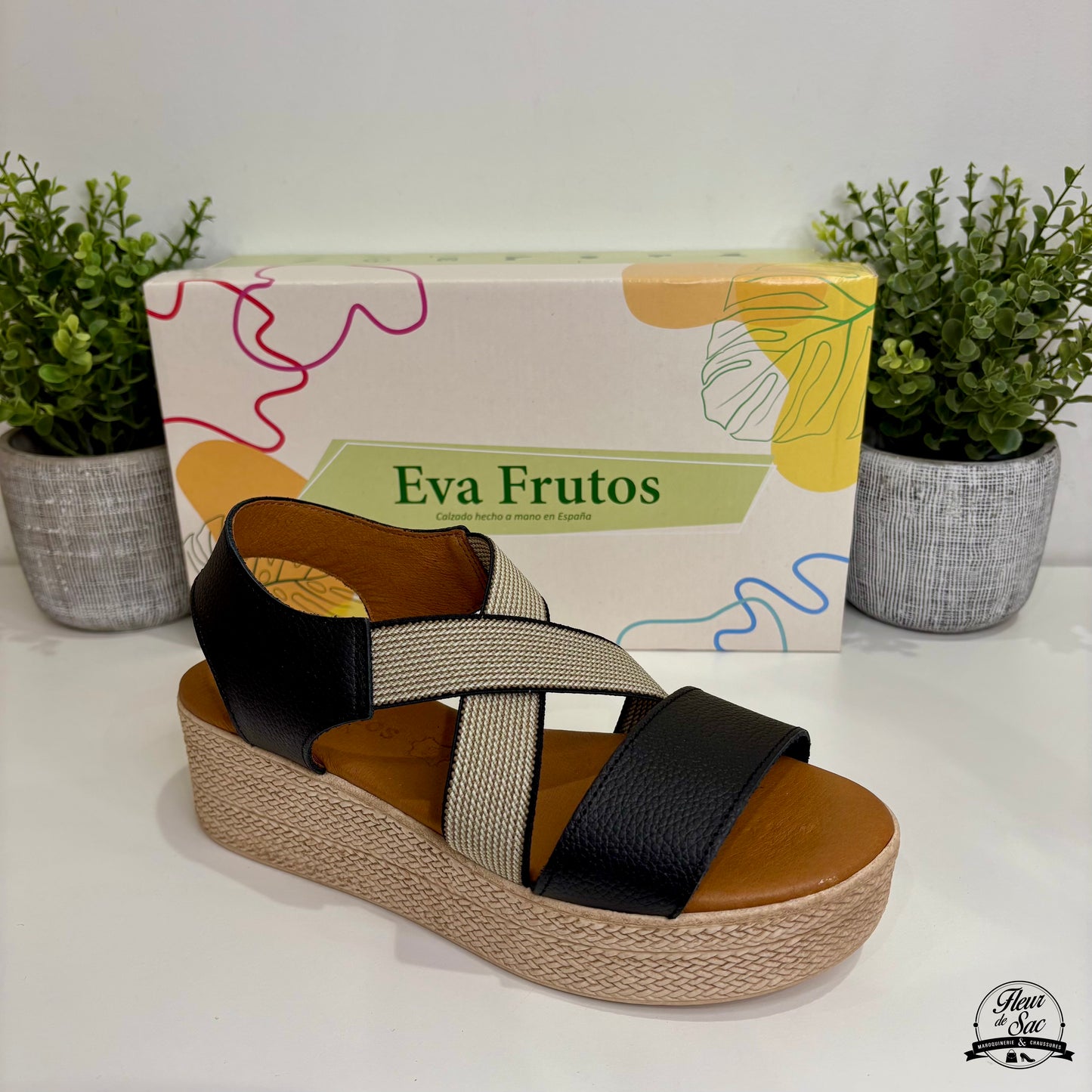Sandales Eva Frutos | 5344 Negro