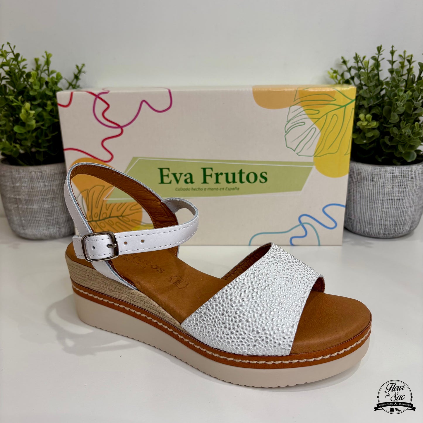 Sandales Eva Frutos | 569 Blanco