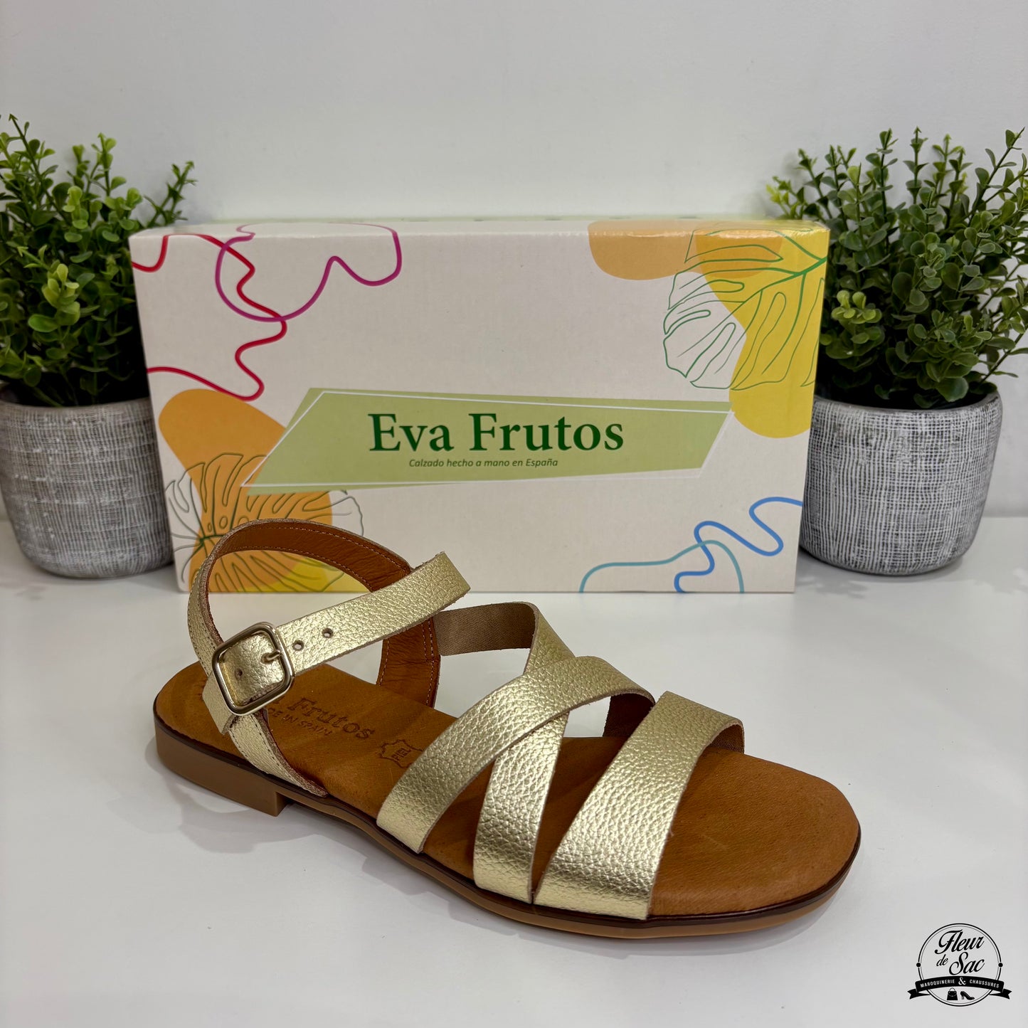 Sandales Eva Frutos | 3061 Oro