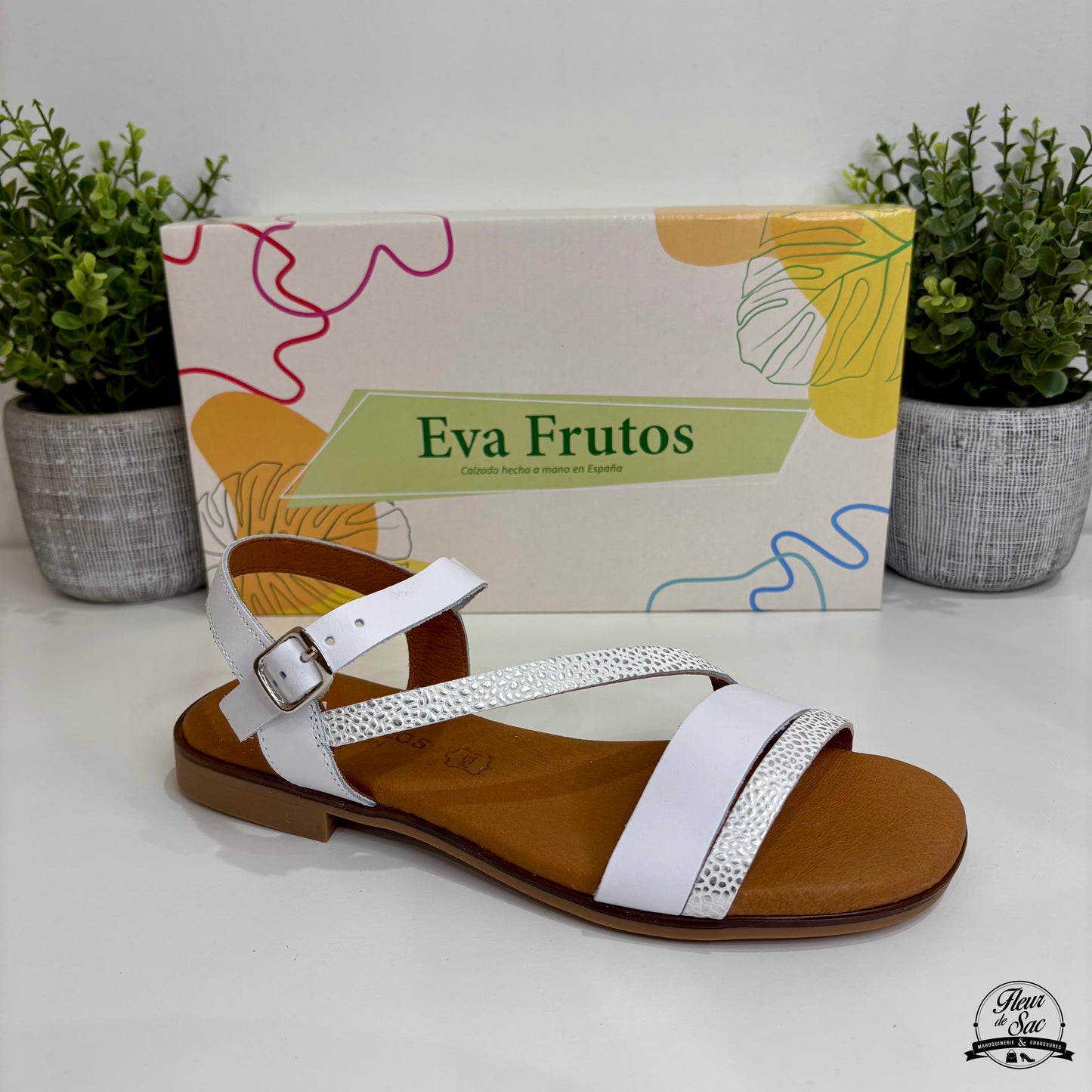 Sandales Eva Frutos | 3015 Blanco