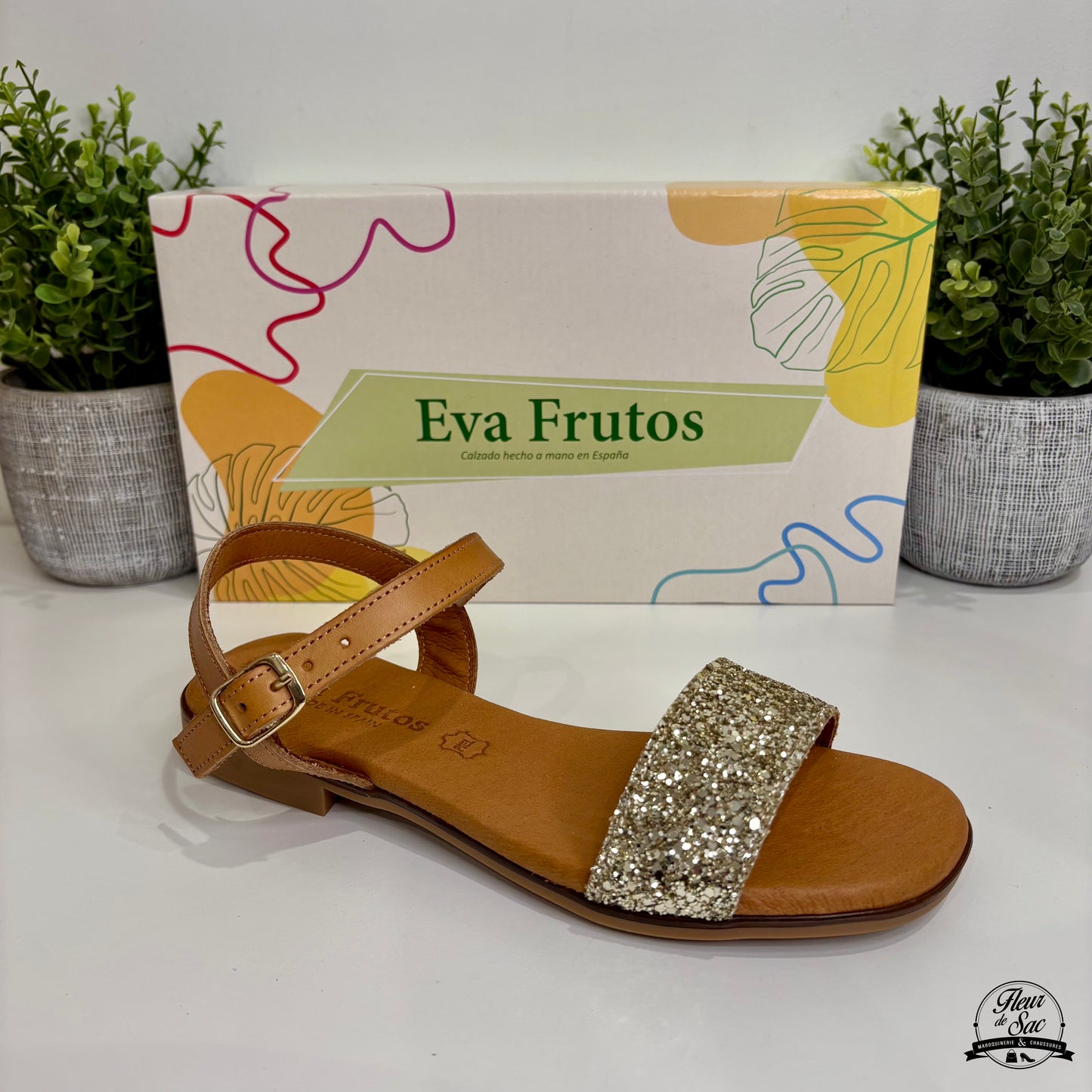 Sandales Eva Frutos | 3090 Oro