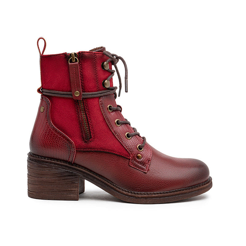 Bottines Léna | F6860 Rouge
