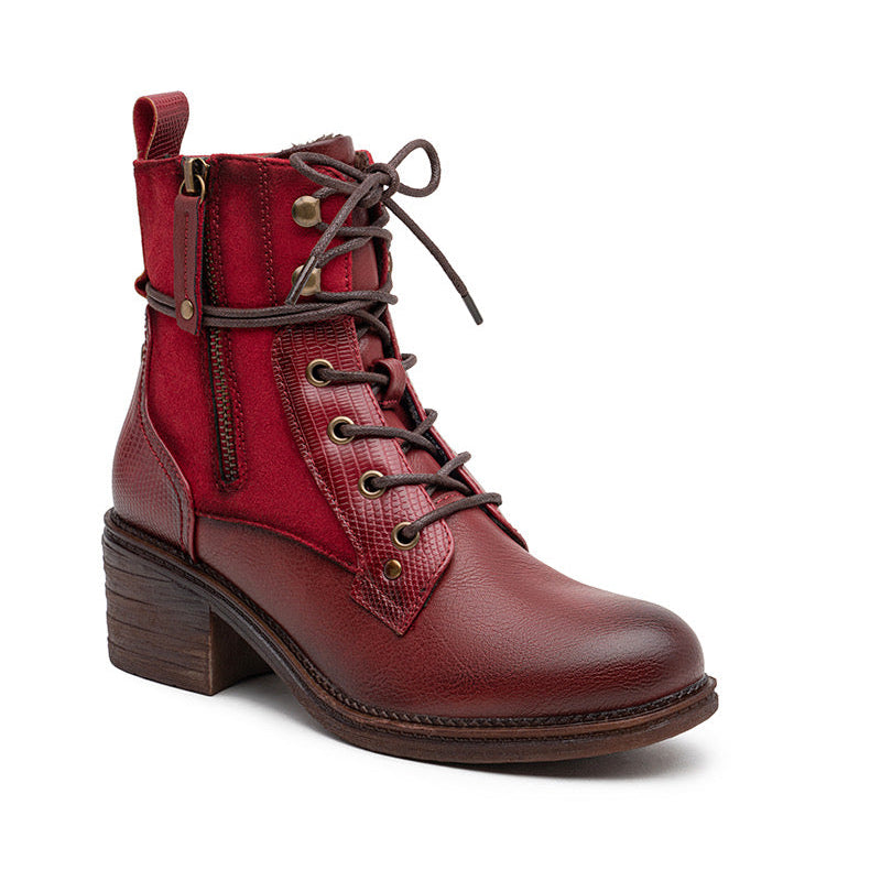 Bottines Léna | F6860 Rouge