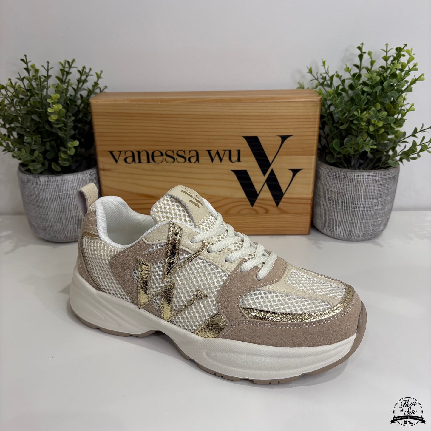 Vanessa Wu JILLIAN Beige | BK2811