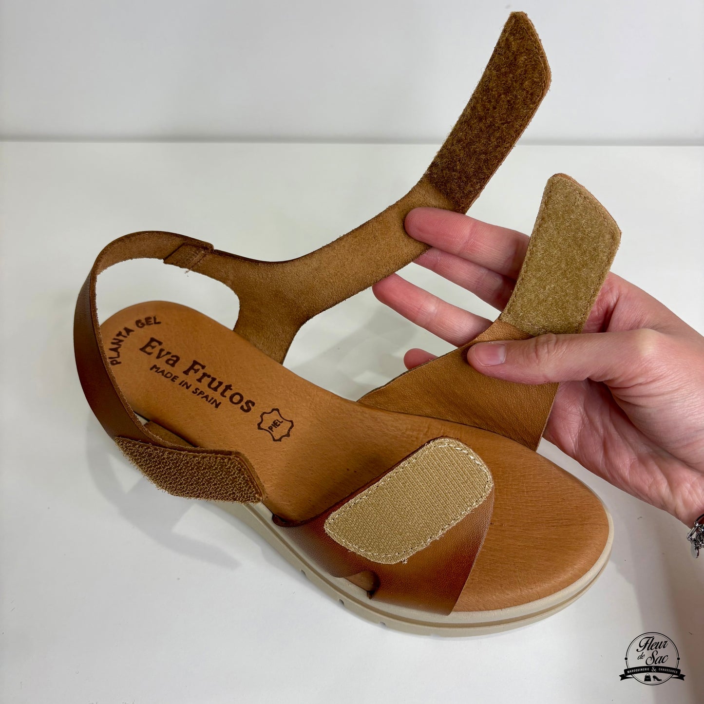 Sandales en cuir Eva Frutos | 6410 Camel