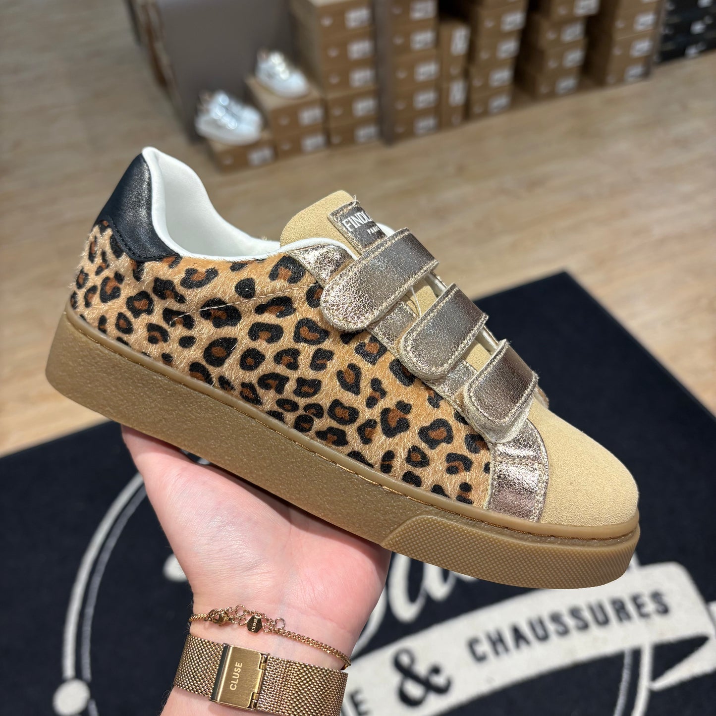 Baskets Léa | F0976 Leopard