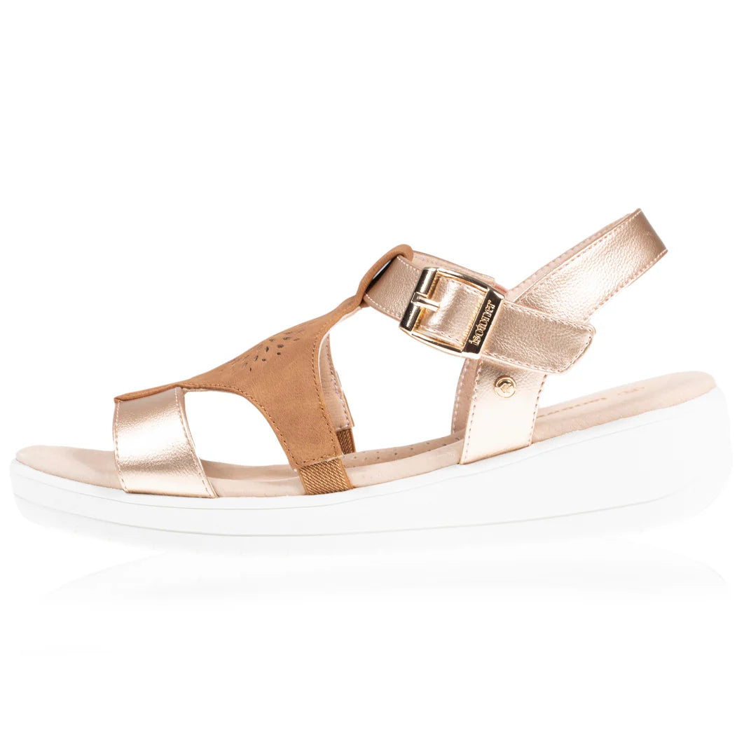 Sandales confort 94967 Camel | ISOTONER