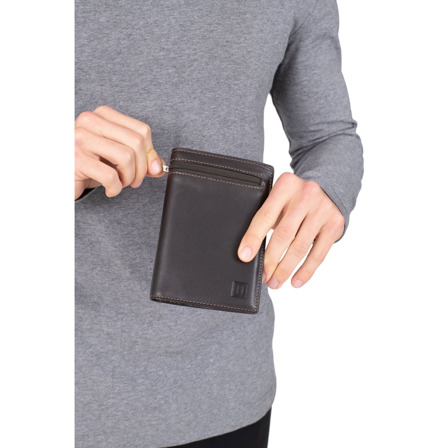 Grand Portefeuille 2V cuir | H157046 Félin