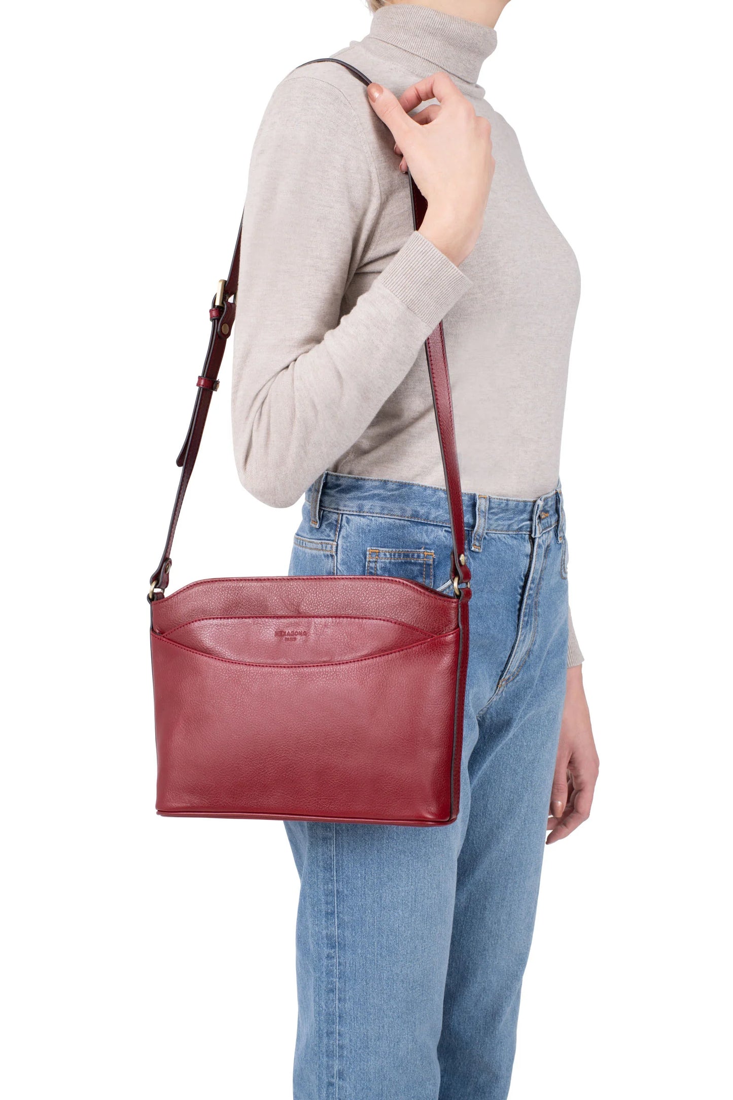 Sac en cuir Hexagona | H111089 Marron