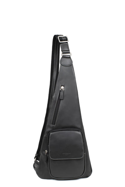 Sac Homme monobretelle en cuir | H154819 Félin