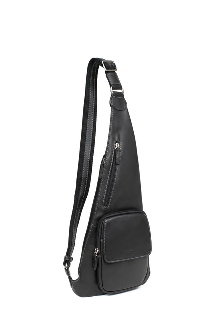 Sac Homme monobretelle en cuir | H154819 Félin
