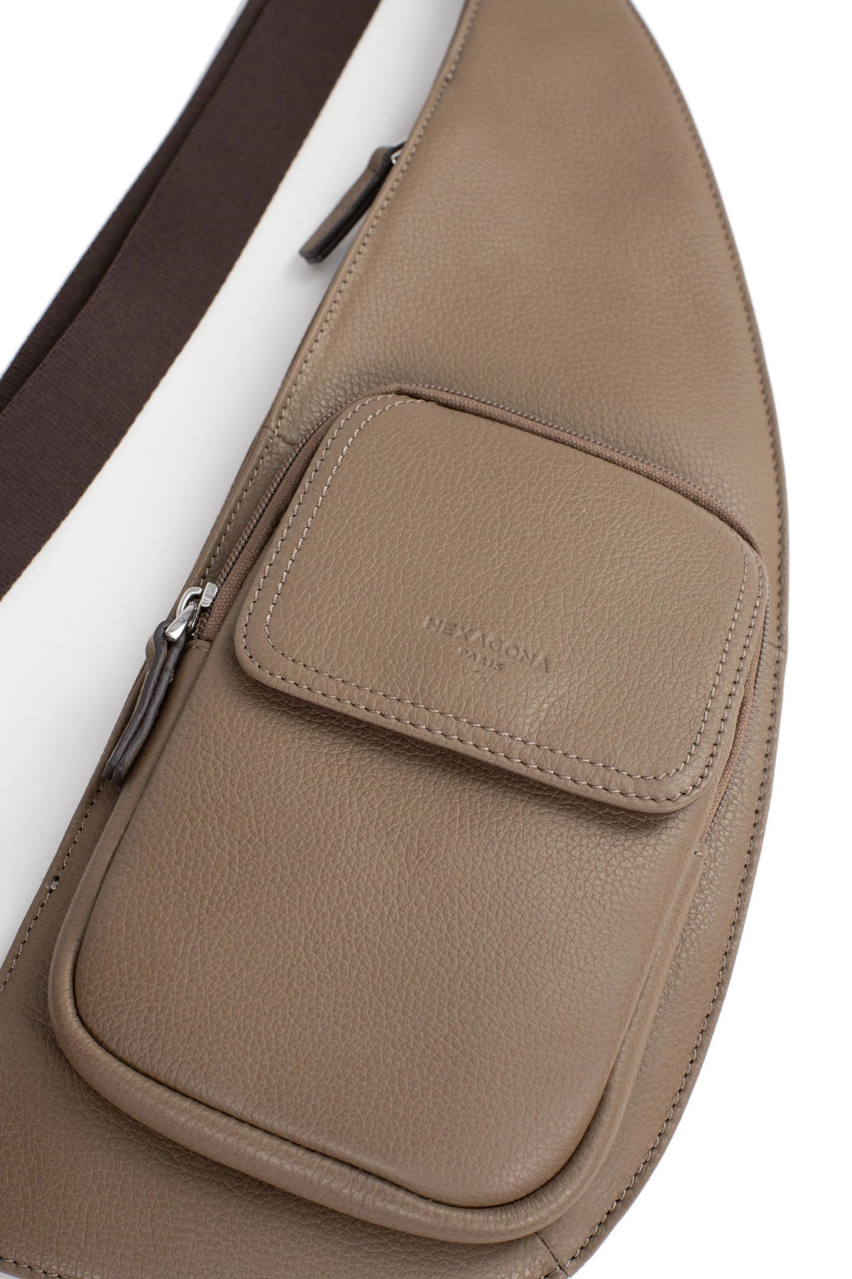 Sac monobretelle Homme en Cuir Hexagona | H1820357 Chester
