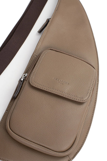 Sac monobretelle Homme en Cuir Hexagona | H1820357 Chester