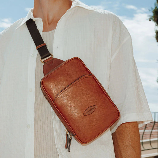 Sac Homme monobretelle en cuir | H1920177 Stuart