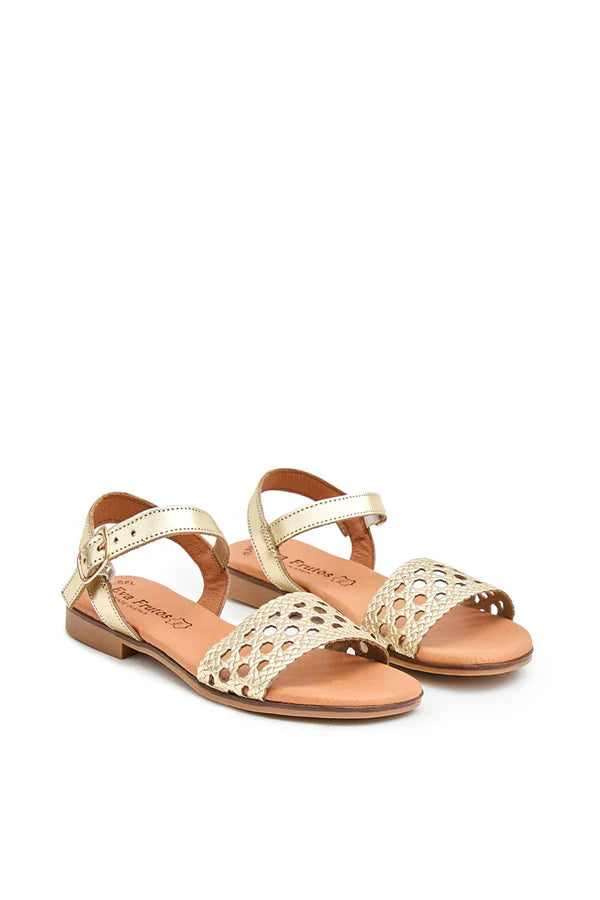 Sandales en cuir Eva Frutos | 3089 Or