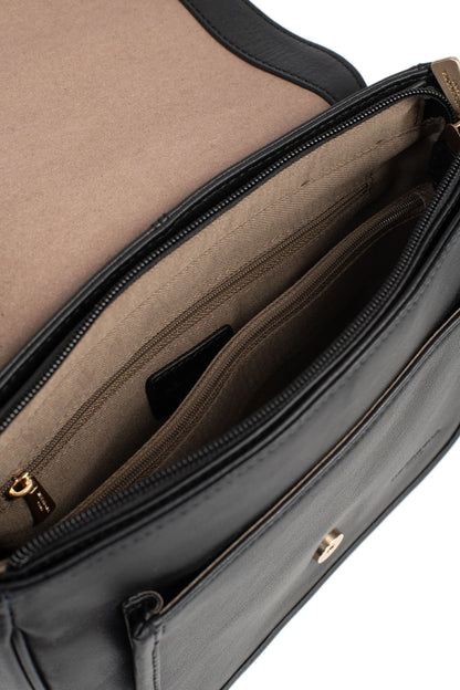 Sac en cuir Hexagona | H4120239 Noir