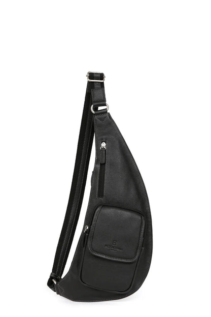 Sac Homme monobretelle en cuir | H469522 Confort