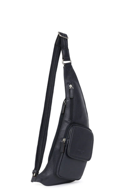 Sac Homme monobretelle en cuir | H469522 Confort