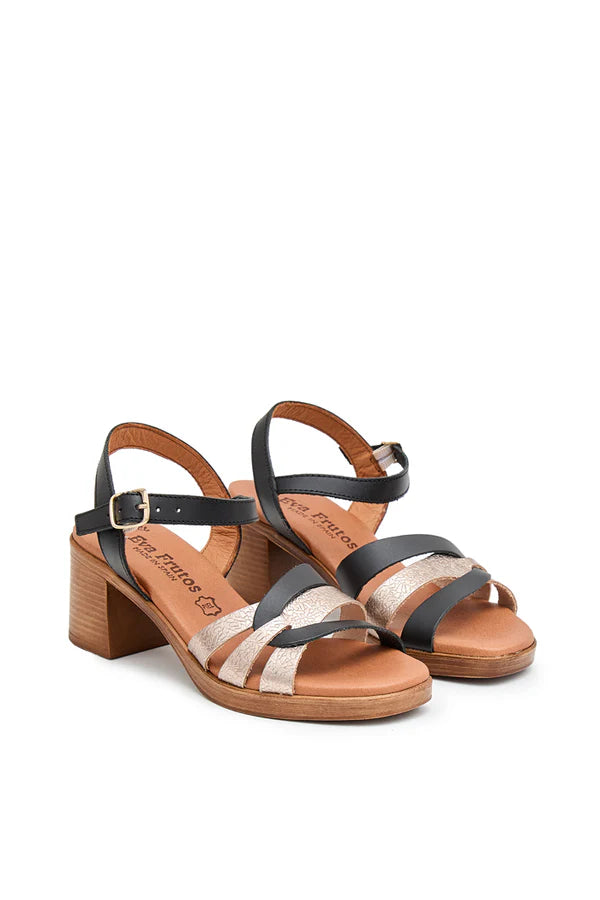 Sandales en cuir Eva Frutos | 6600 Noir