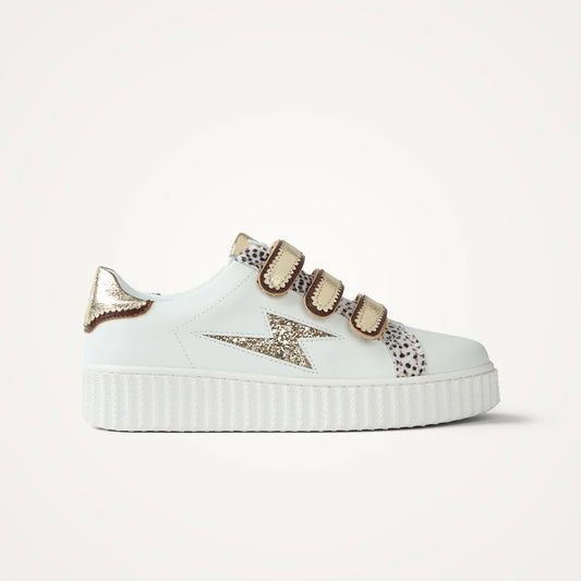 Vanessa Wu XENIA Blanc et Or | BK2803