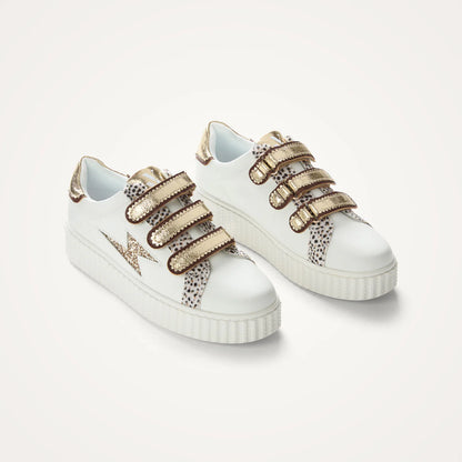 Vanessa Wu XENIA Blanc et Or | BK2803