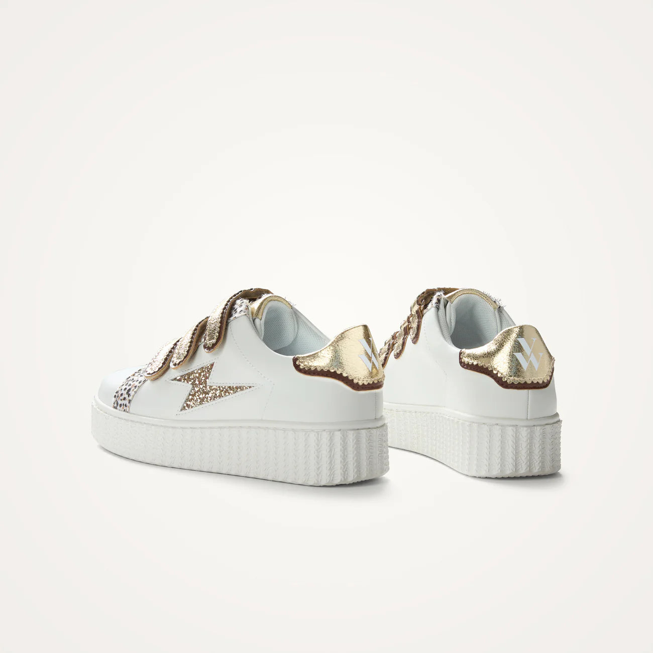Vanessa Wu XENIA Blanc et Or | BK2803