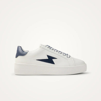 Vanessa Wu - Baskets JANE EMBLEM Marine | BK2838