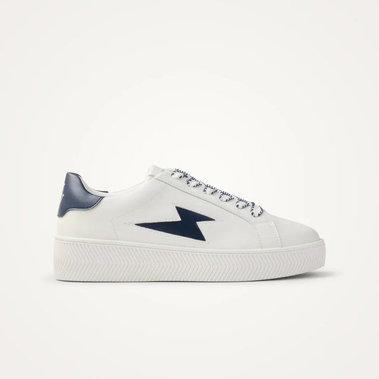 Vanessa Wu - Baskets JANE EMBLEM Marine | BK2838