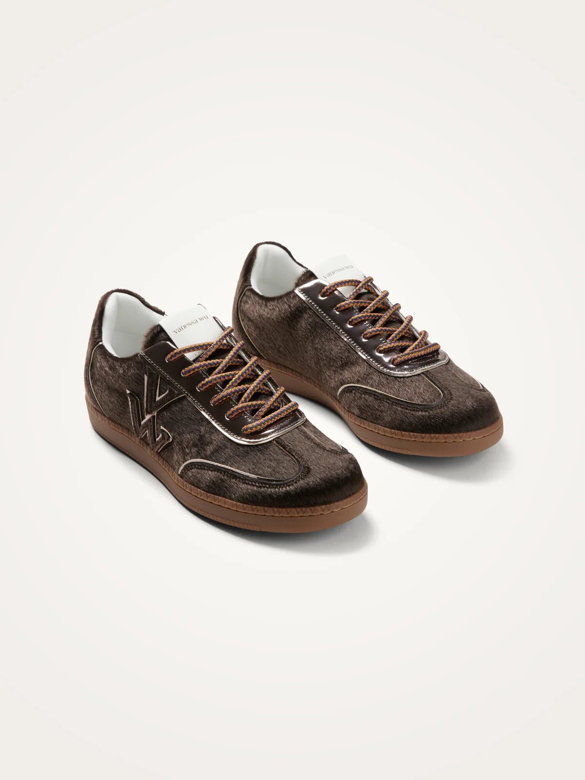Vanessa Wu – Baskets AURA INITIALS | Chocolat | BK2925