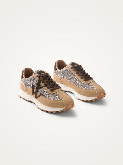Vanessa Wu - Baskets FLOW INITIALS | Beige | BK2947
