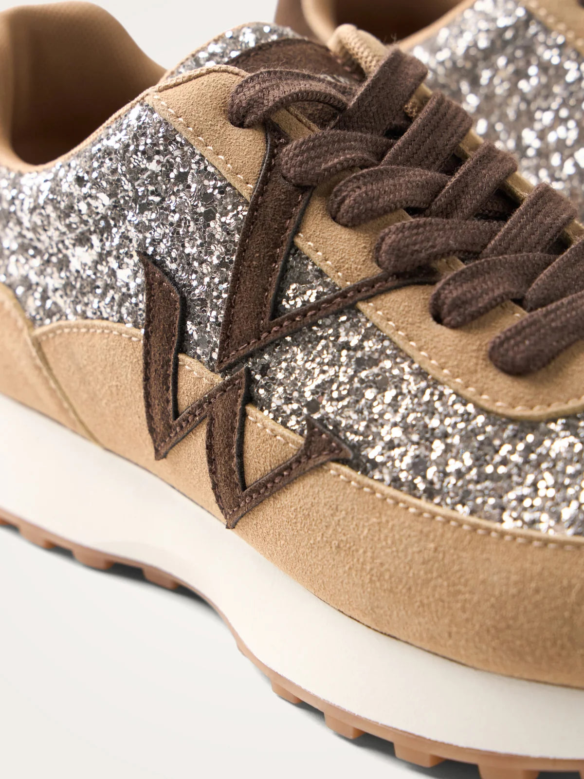 Vanessa Wu - Baskets FLOW INITIALS | Beige | BK2947